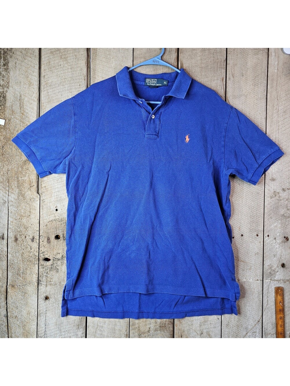 Polo Ralph Lauren Polo Shirt Mens XL Blue Short Sleeve Pony Logo Classic